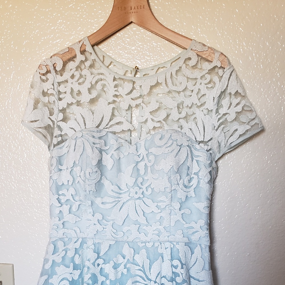 ted baker dress with tags and travelling bag